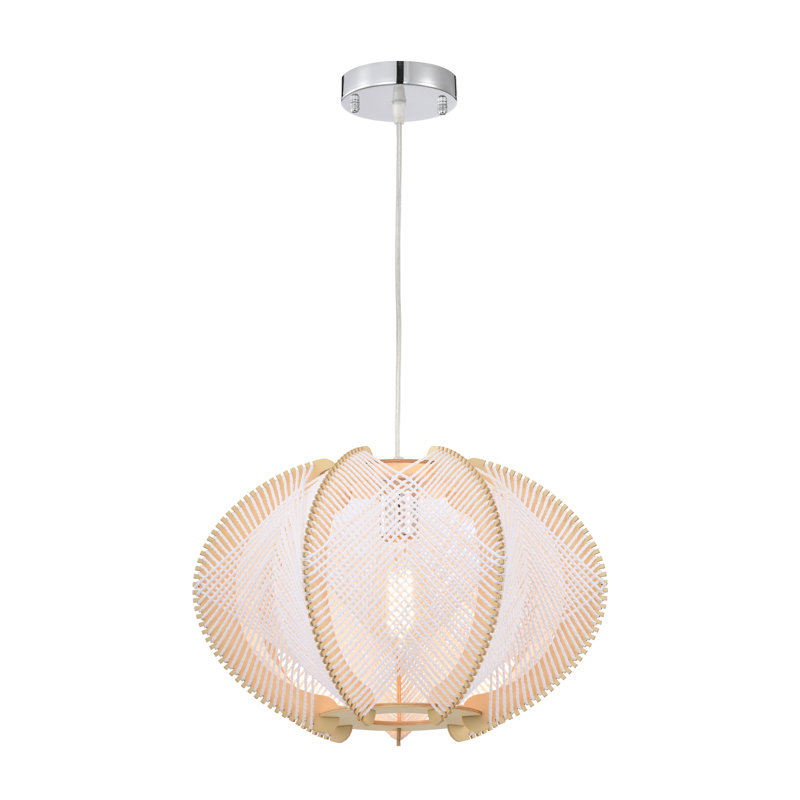Lustre géométrique en bois Beavin