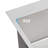 33x22x10"Drop-in Single Bowl Stainless Steel Kitchen Sink-107663133