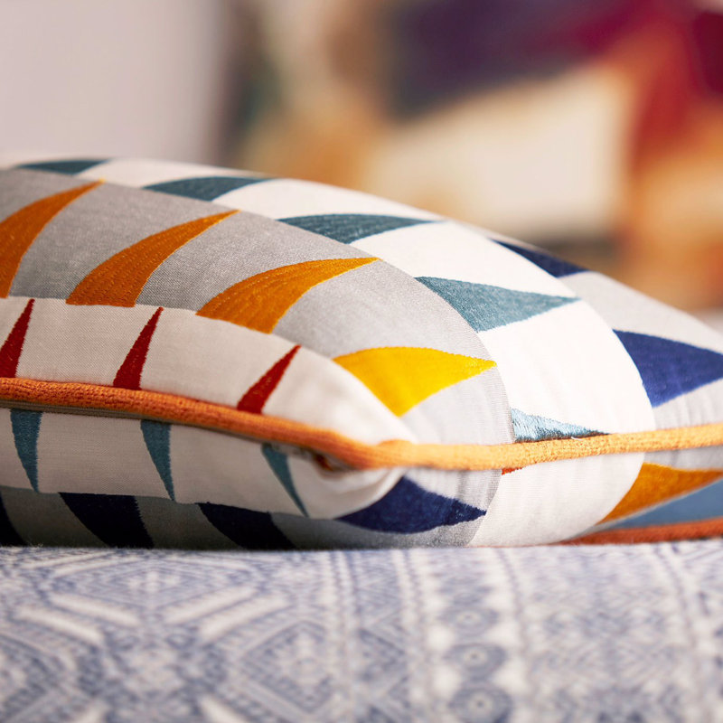 Azul Fabric, Rust/Navy/Nordic