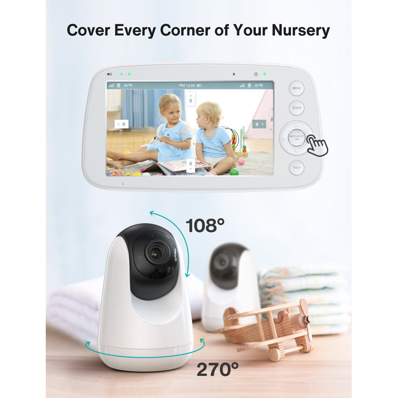 Moniteur pour bébé 5 po HD 720p