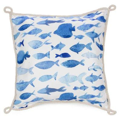 Ilkley Cotton Blend Throw Pillow