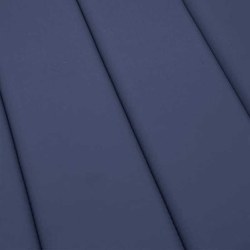 Outdoor Seat / Back Cushion, 19.7" W x 78.7" D x 1.2" H, Navy Blue