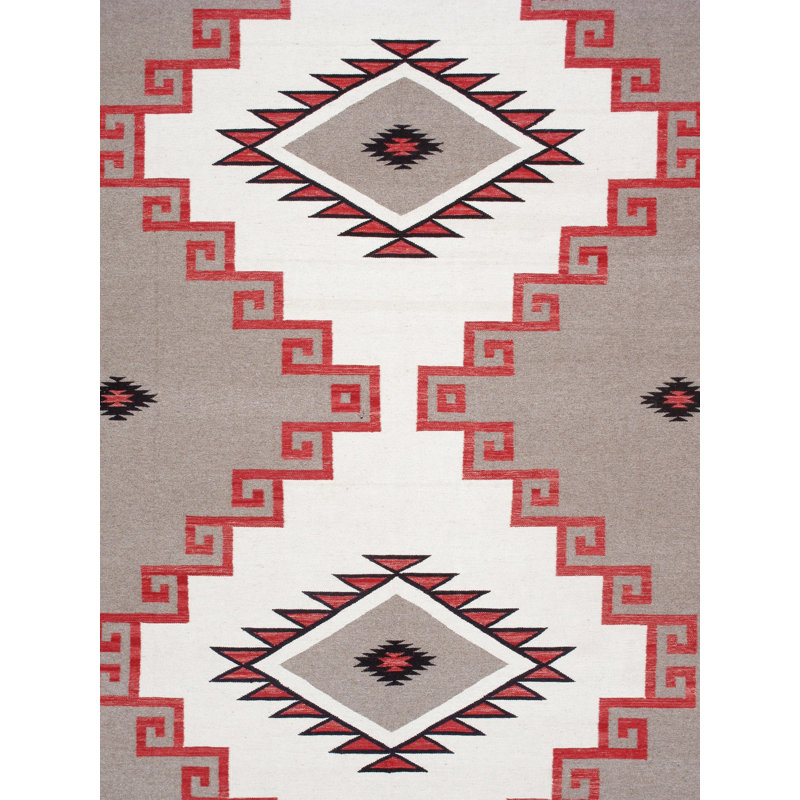 Canvello Reversible Wool Mocha Area Rug- 8'9'' X 12'
