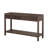 Modern Console Table With Striped Design, 2 Drawers And 2-tier Design-1612161037