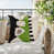 Chartreuse/Black/Off-White Abstract