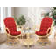 Fauteuil d'appoint pivotant en rotin Melbourne-526825018-526825019