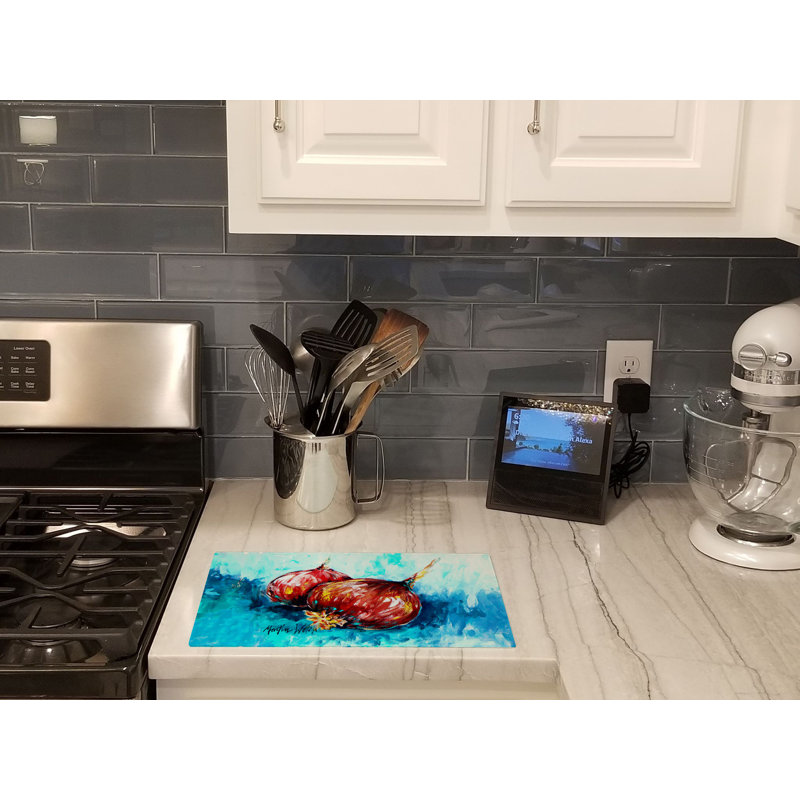 Onion Funions Glass Cutting Board