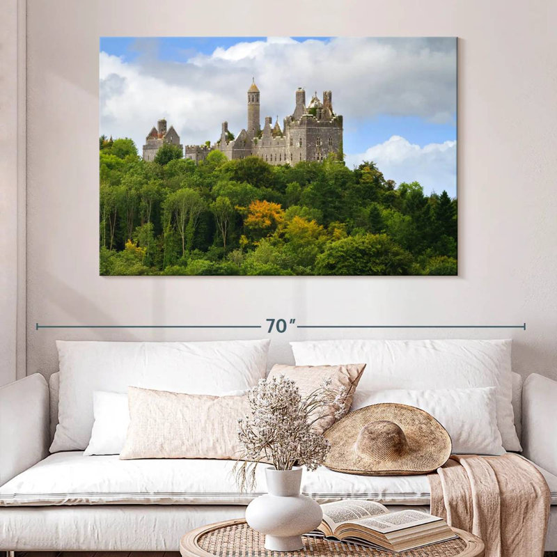 Lilie Ireland's Dromore Castle, H 34 po x l 51 po