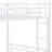 Roomy Full-Size Metal Bunk Bed-114346445