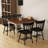 Dining Table Set Mid Century Modern Small Saving Space Dining Table Set-130975368-130975370