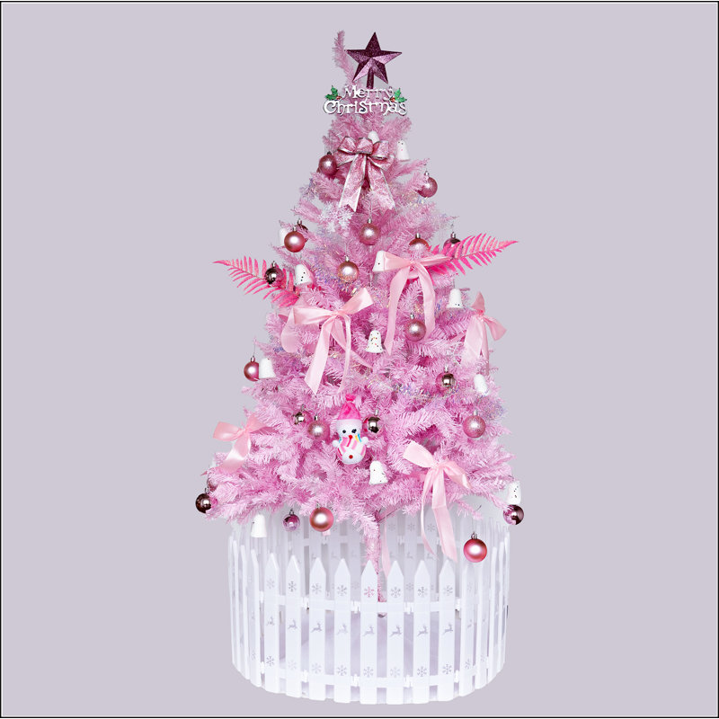 Arbre de Noël 5 pi rose, 5'
