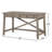 Josephine Solid Wood Top Writing Desk