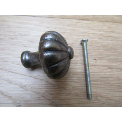 Clem 30mm Pumpkin Fluted Novelty Knob