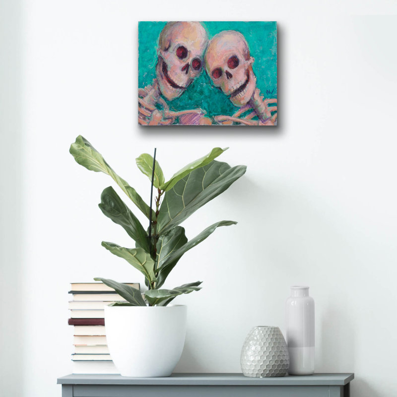 "BFFs" par Marie Marfia Fine Art, H 12 po x l 16 po x P 0,13 po