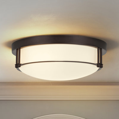 Massaro Glass Flush Mount