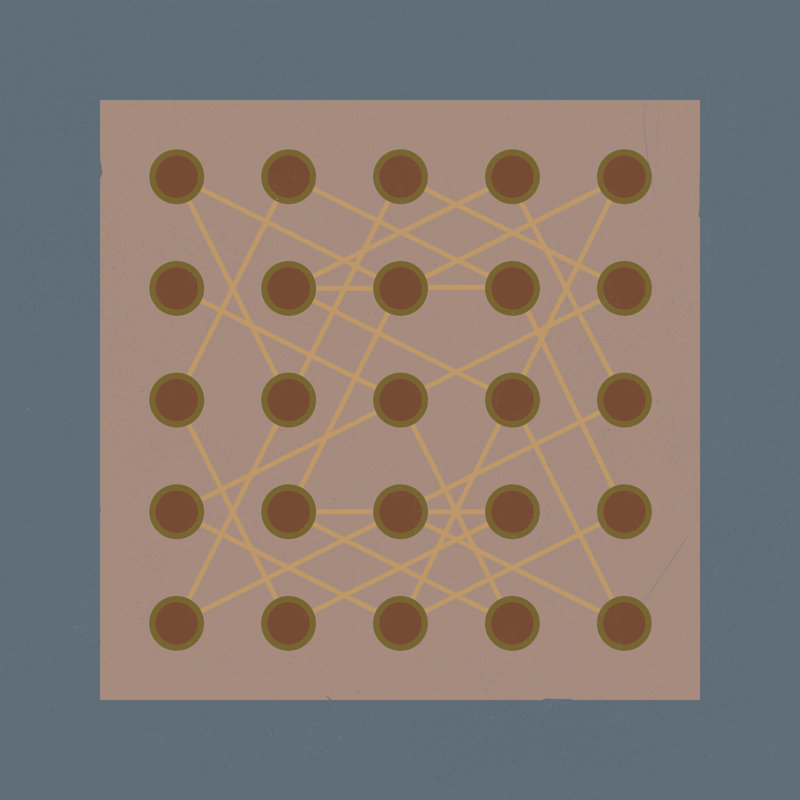 Game Boards VIII by Jacob Green - Wrapped Canvas Print, 76cm H x 76cm W
