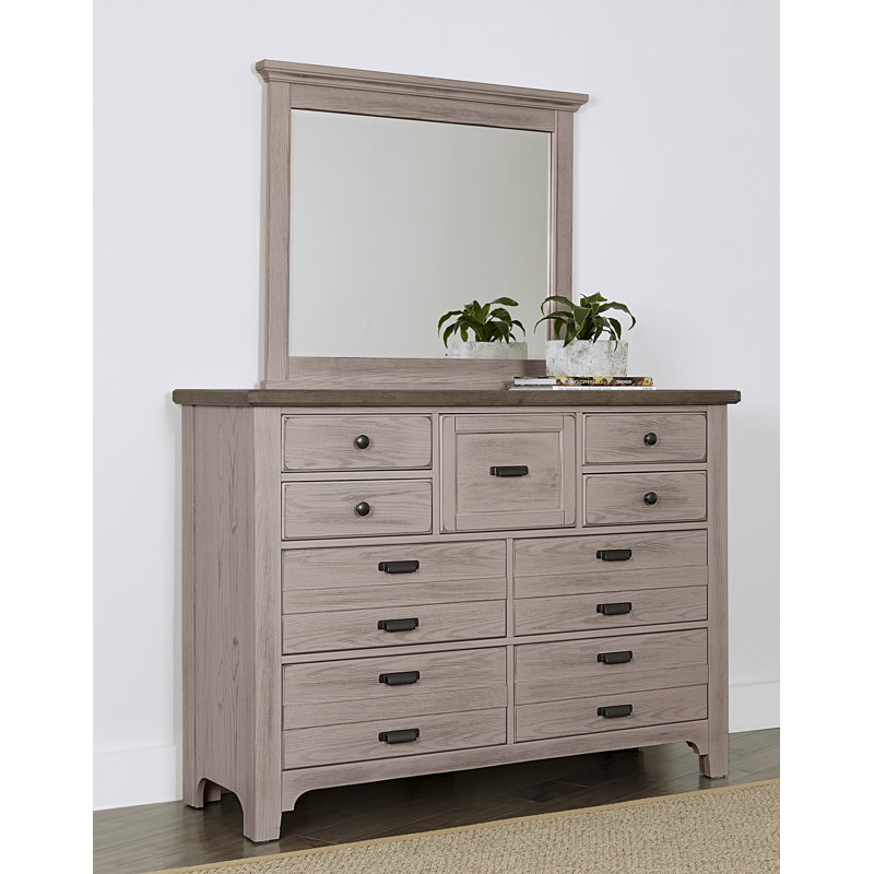 Miroir biseauté traditionnel hongsi Master, Gris Douvres