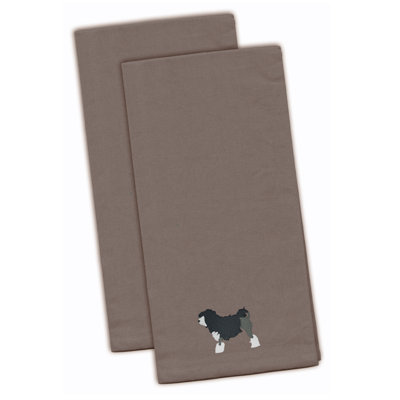 Cotton Embroidered Tea Towel Kitchen Towel