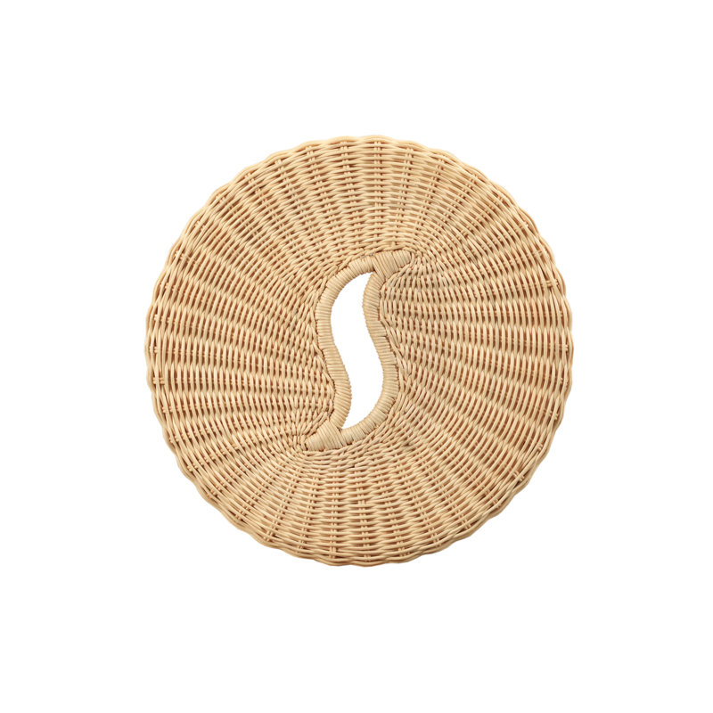 End Table, Natural Woven