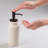 iDesign Westport Ceramic Soap Dispenser Pump for Kitchen, Bathroom Vanities - Cream/Bronze