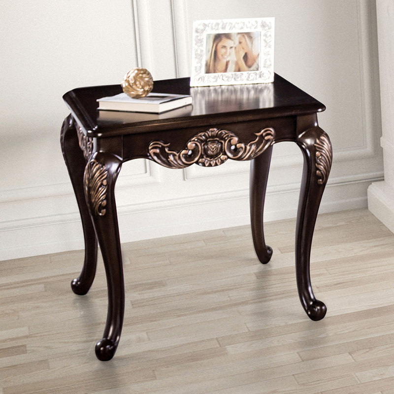 Table de bout carrée de style traditionnel 1Pc