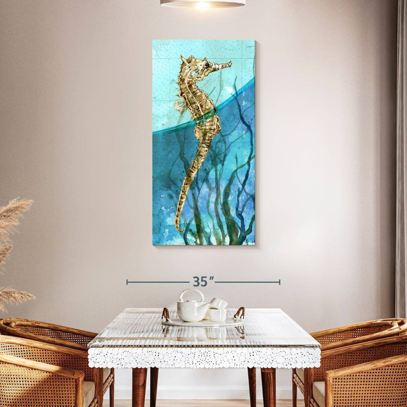 Atlantic Seahorse, 48" H x 24" W