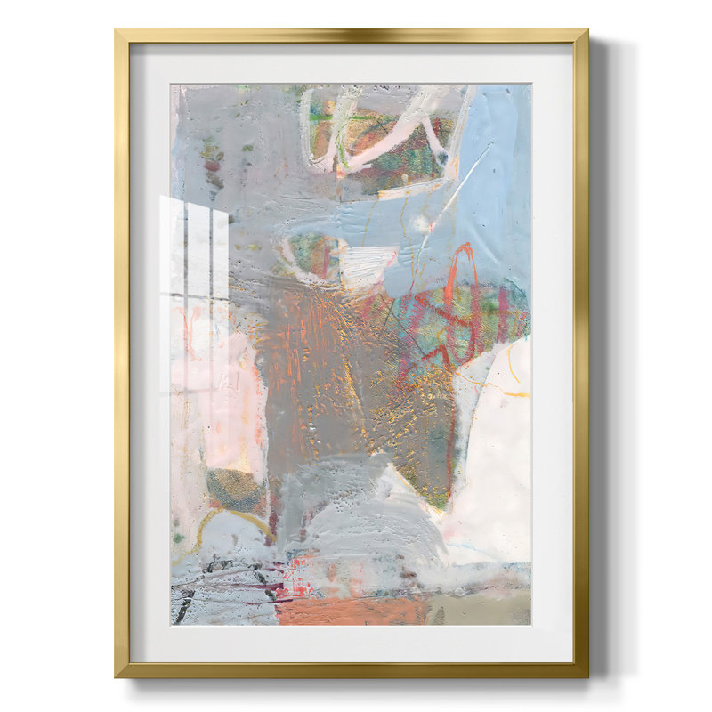 Minim II - impression encadrée, H 28,5 po x l 20,5 po, Doré