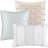 Queen Luxury Comforter - 7 Piece With 3 Decorative Pillows Soft And Smooth Fabrics