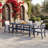  HDPE Outdoor Dining Table With 2" Umbrella Hole (Chairs not included)-1923711557