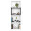Dennielle 4 shelf bookcase with cupboard unit