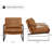 Eisenman 27.09'' W Leather Upholstered Accent Armchair-249569278