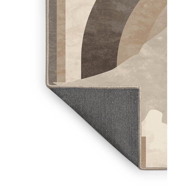 Tapis arc-en-ciel doux moelleux à motif de pirate Duren, 2 x 5