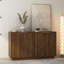 Buffet 55,1 "cannelé, crédence avec tablettes réglables-798343123-790580730