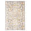 Tapis floral ivoire / brun Flatweave-1792897510
