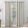Attiya Textured Linen Blend Blackout Grommet Curtain Panel