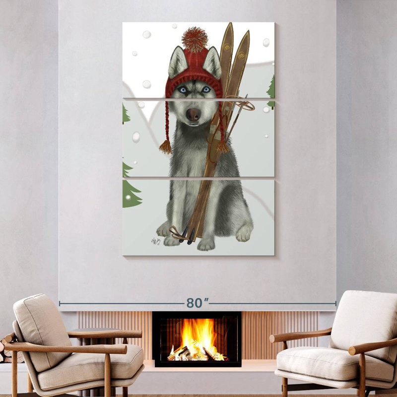 Husky Brampt skiant, H 74 po x l 48 po