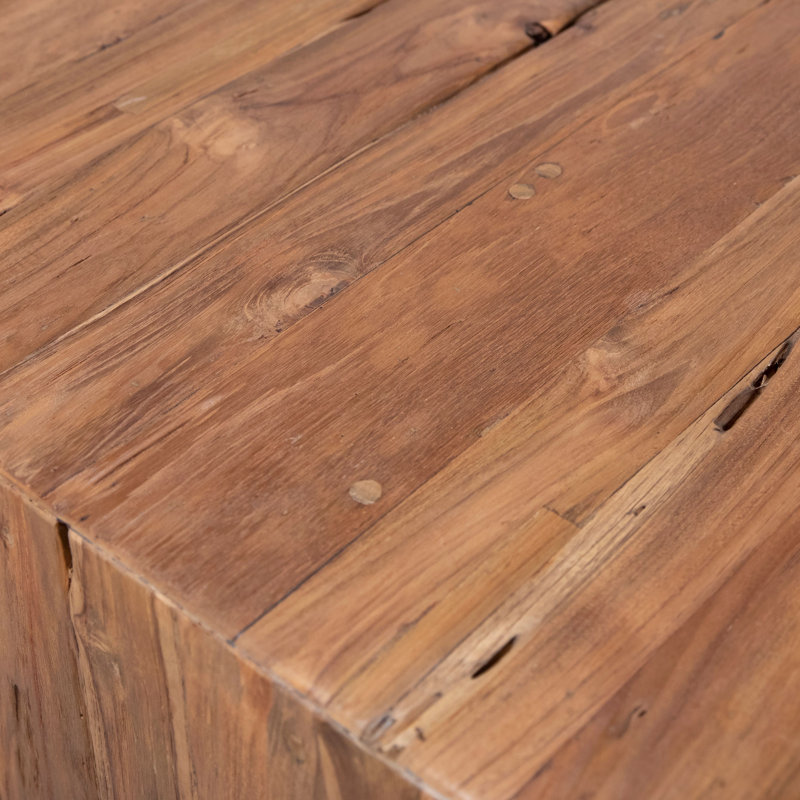 Klucevsek 78-inch Rectangular Reclaimed Teak Waterfall Dining Table