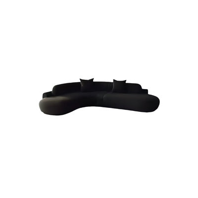 Curved corner  negotiating sofa