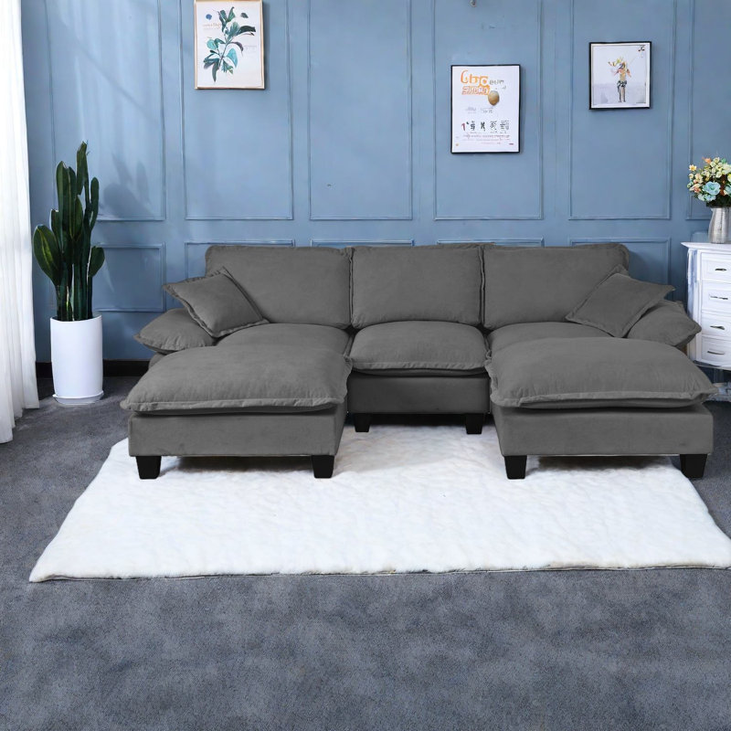 Canapé modulaire en U Chenille
