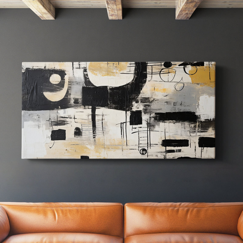 Abstract Series 4 #XXI-Gallery Wrapped Canvas, 20" H x 40" W
