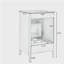 Meuble-lavabo de 20,3 po avec lavabo, tiroir fonctionnel, tablette de porte, porte à fermeture douce, blanc-2131292167