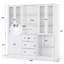 Ensemble de bibliothèques standard H 70,9 po x l 47,24 po (2B + A)-1036336484