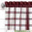 Plaid Tailored Kitchen Curtain-70338856-70338859