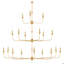 Nottaway 18 - Light Wrought Iron Chandelier