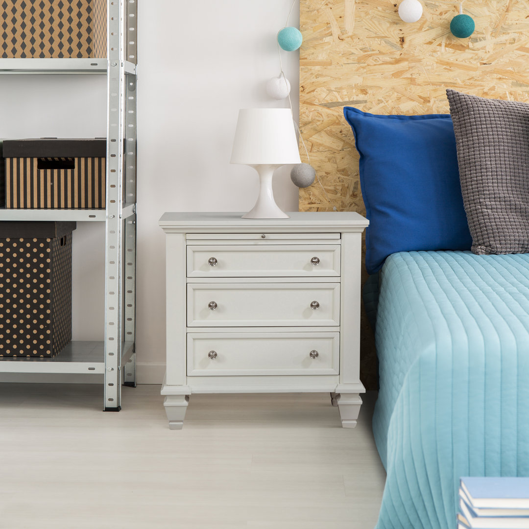 Caprice 3 - Drawer Nightstand Lark Manor™ 