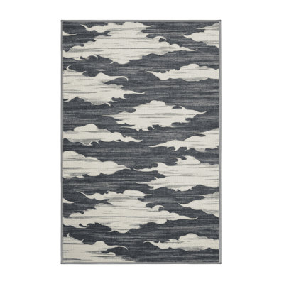  Tapis hawaïen lavable Storm Clouds