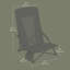 Ensemble de 2 chaises de plage portatives pour adultes, max. Capacité de charge de 330 lb chacun, dossier haut, porte-gobelet, léger, robuste, noir