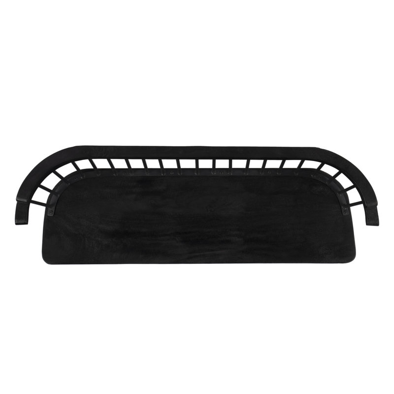 Tempe Mango Wood Spindle Back 51.25"W Bench, Black