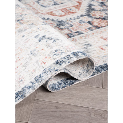 Rovel Vintage Look Machine Made Indoor / Outdoor Area Rug
