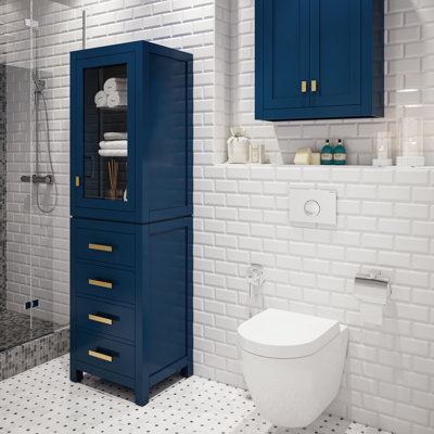Esita Solid Wood Linen Cabinet
